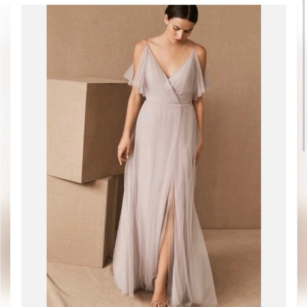 Anthropologie BHLDN Jenny Yoo Bridesmaid Vintage Lilac Aeryn Dress  Size 4